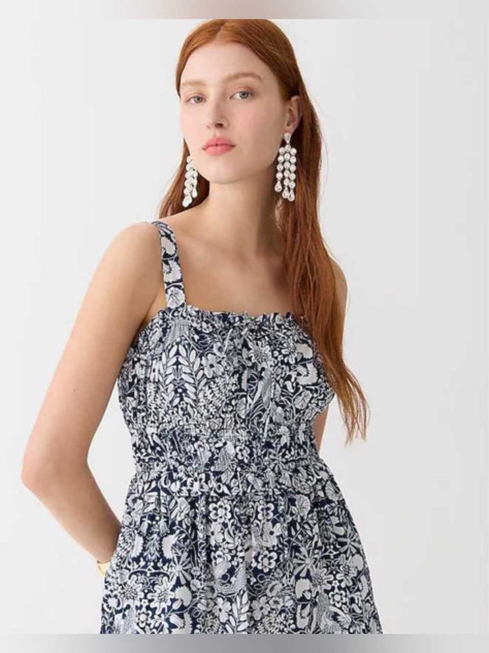 Sevilla Tiered Dress by J.Crew XXL Mermaid Floral - Picture 10 of 10